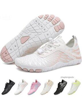 Unisex Barefoot Water Shoes Wide Toe Box Non-Slip Trail Running